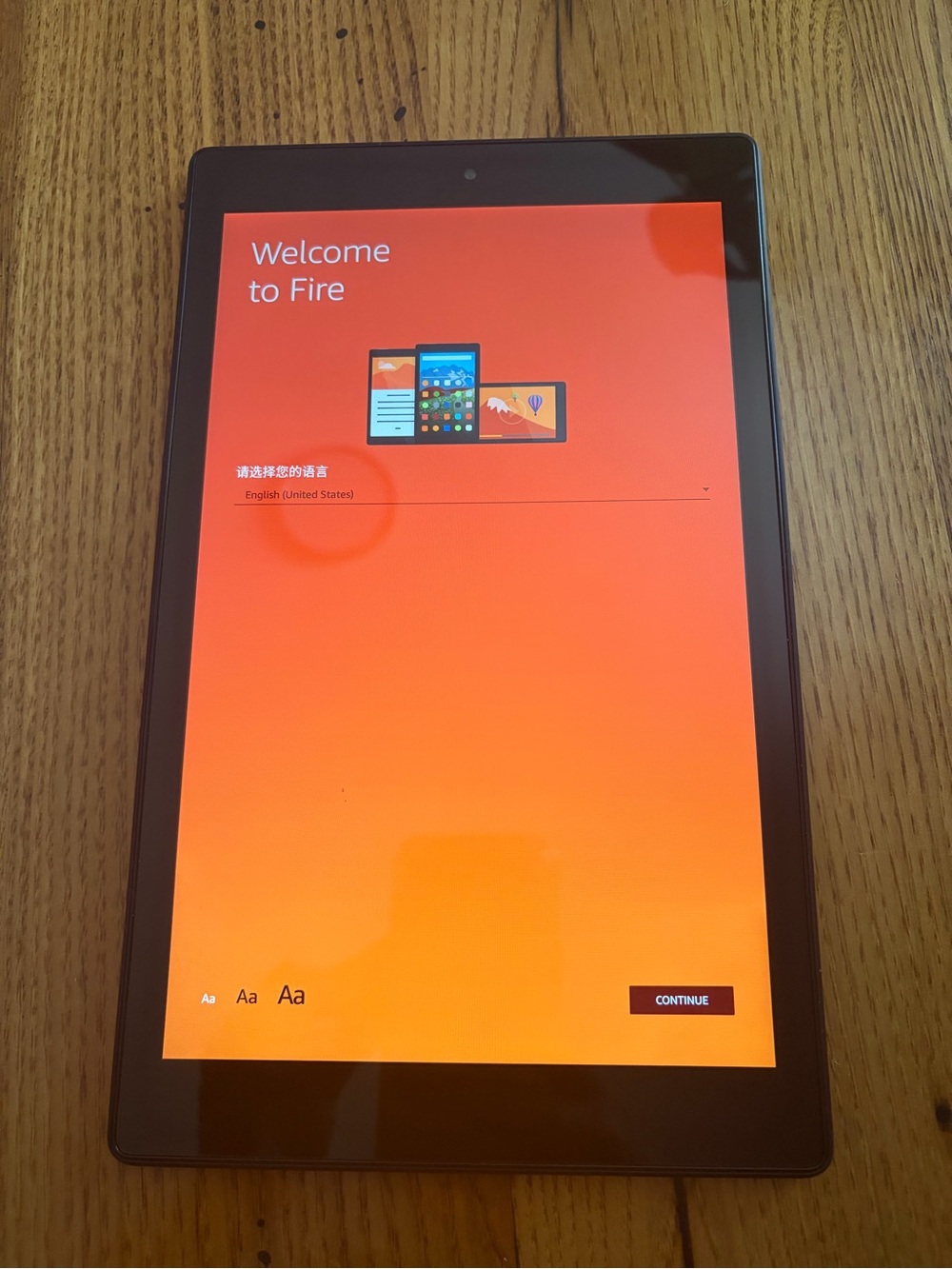 Amazon Fire HD Tablet (7th edition) in Black 10.9 inch display